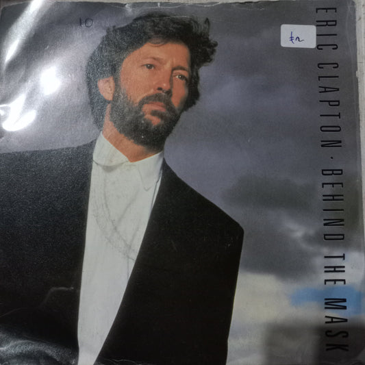 Eric Clapton Behind The Mask Simple 7" 2da. Mano VG+