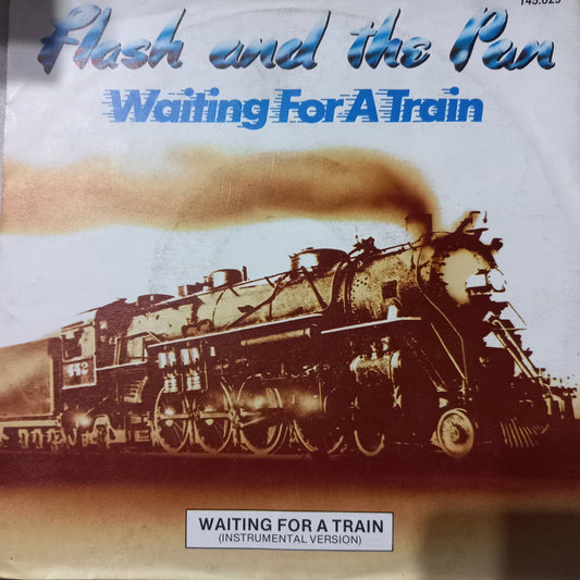 Flash and the Pan Waiting for a Train Simple 7" 2da. Mano VG+