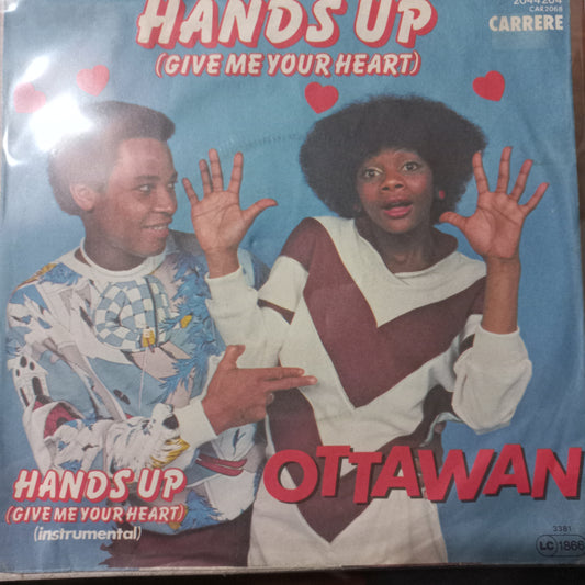 Ottawan Hands Up Simple 7" 2da. Mano VG+