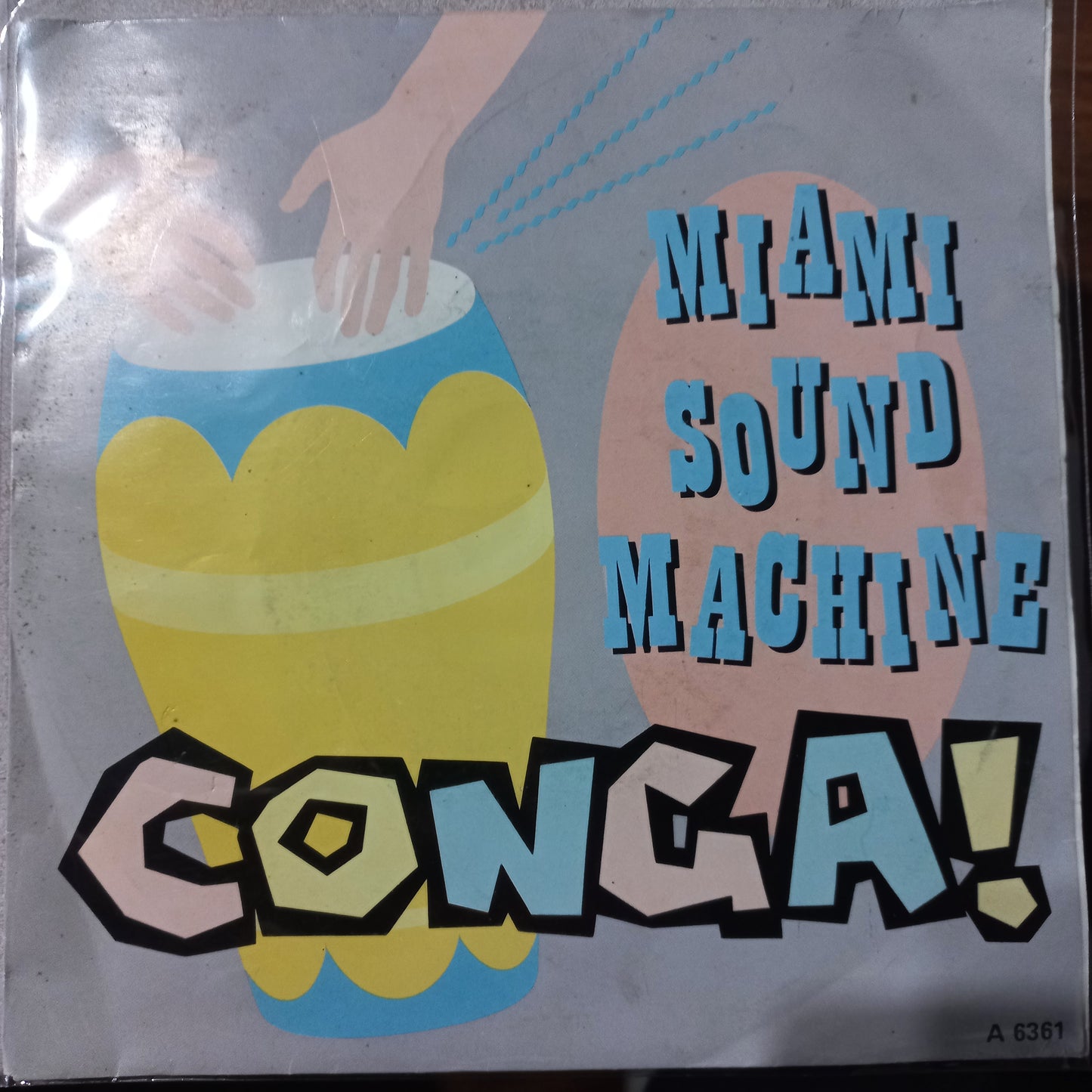 Miami Sound Machine Conga Simple 7" De Epoca VG+