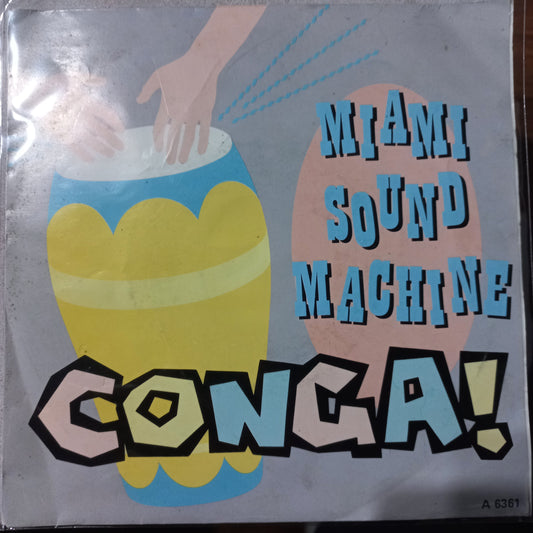 Miami Sound Machine Conga Simple 7" De Epoca VG+