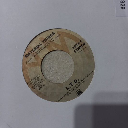LTD Back in love Again Theme Simple 7" De Epoca VG+