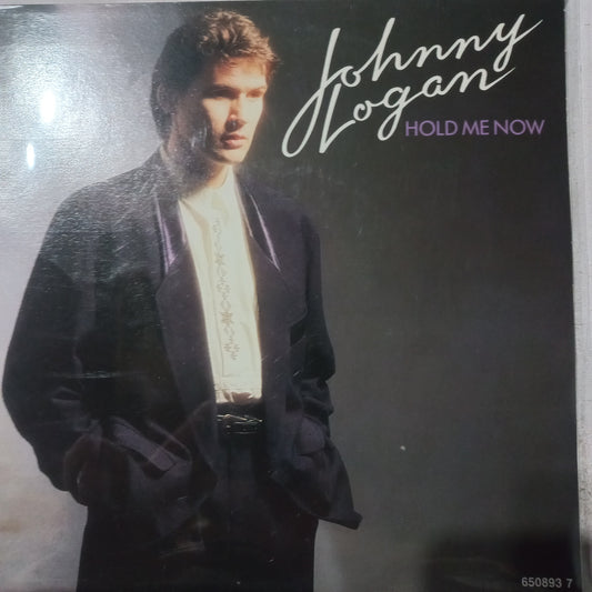 Johnny Logan Hold Me Now Simple 7" De Epoca VG+