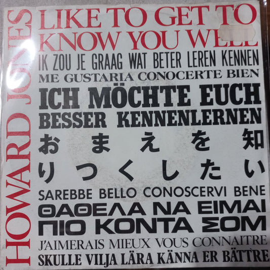 Howard Jones Like to Get to Know you Well Simple 7" De Epoca VG+