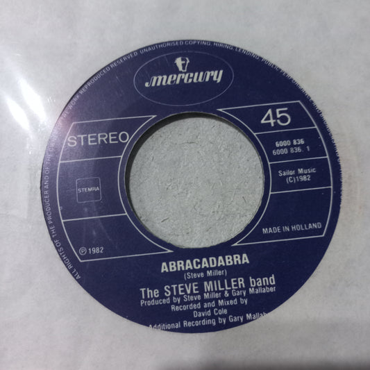 Steve Miller Band Abracadabra Simple 7" De Epoca VG+