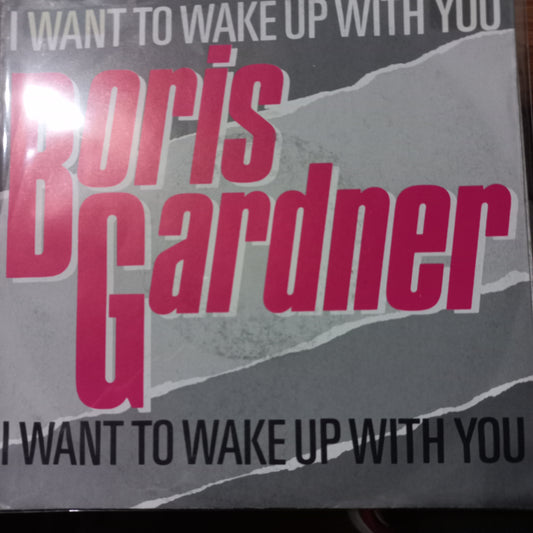 Boris Gardiner I Want to Wake Up With You Simple 7" 2da. Mano VG+