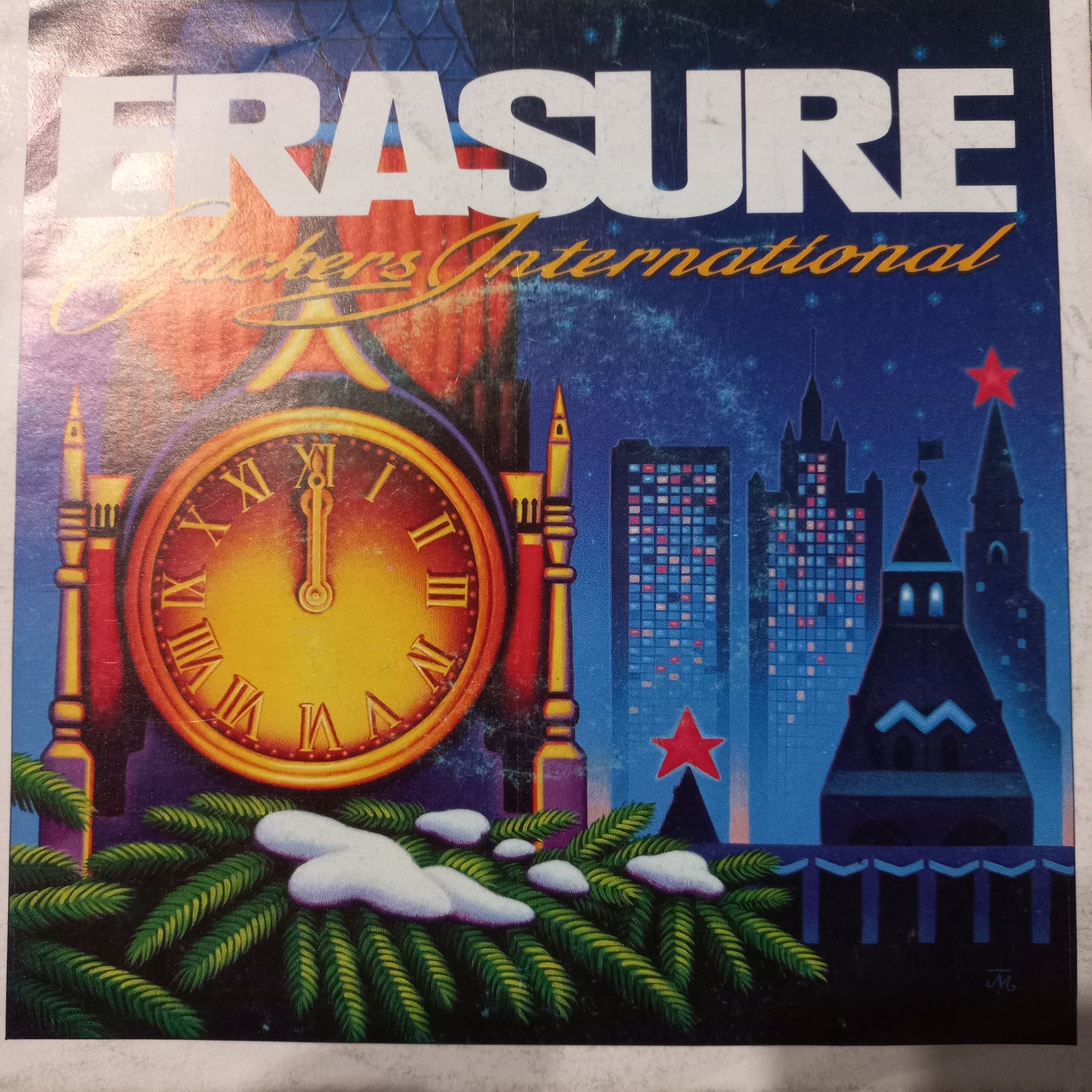 Erasure Stop Crackers International Simple 7" 2da. Mano VG+