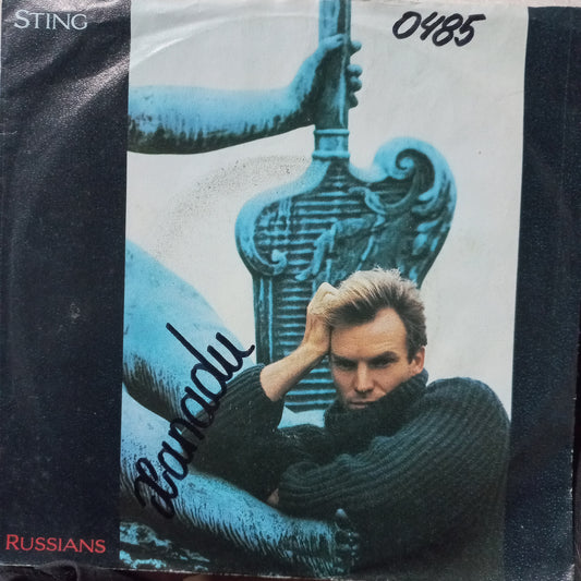 Sting Russians Simple 7" 2da. Mano VG+