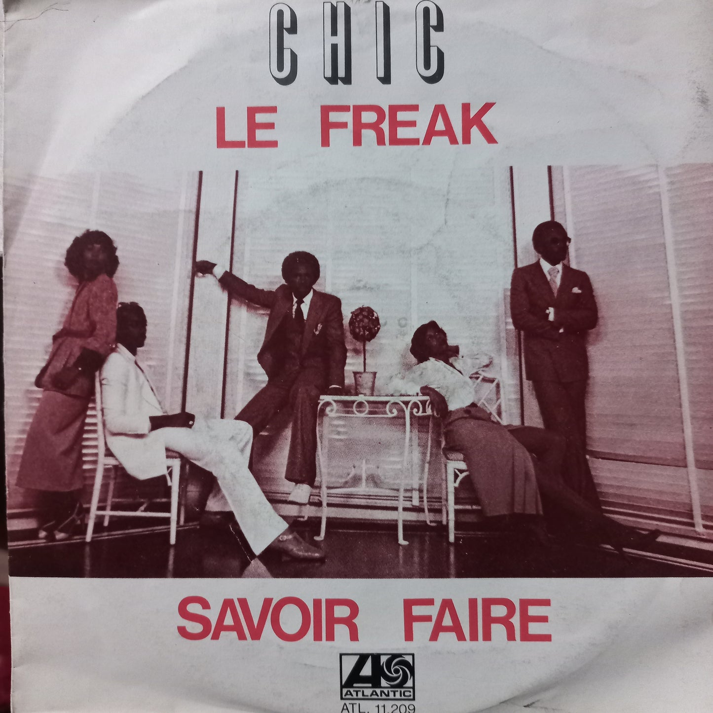 Chic Le Freak Simple 7" Vg+ De Epoca
