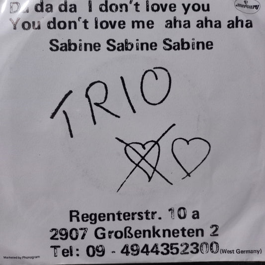 Trio Da DA DA Simple 7" 2da. Mano VG+