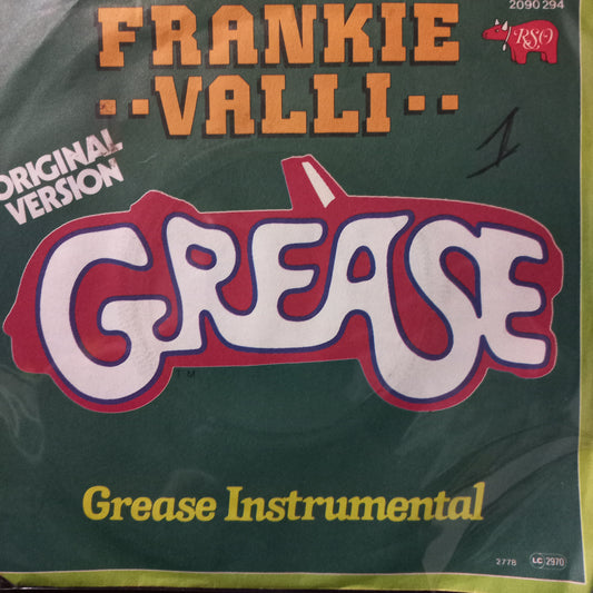 Frankie Valli Grease Time Simple 7" 2da. Mano VG+