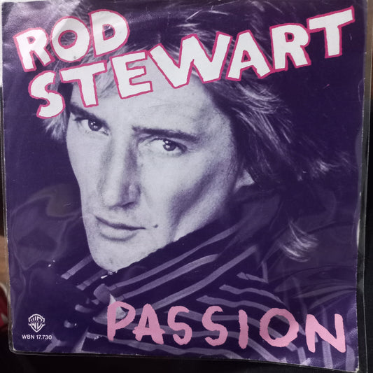 Rod Stewart Passion Simple 7" 2da. Mano VG+