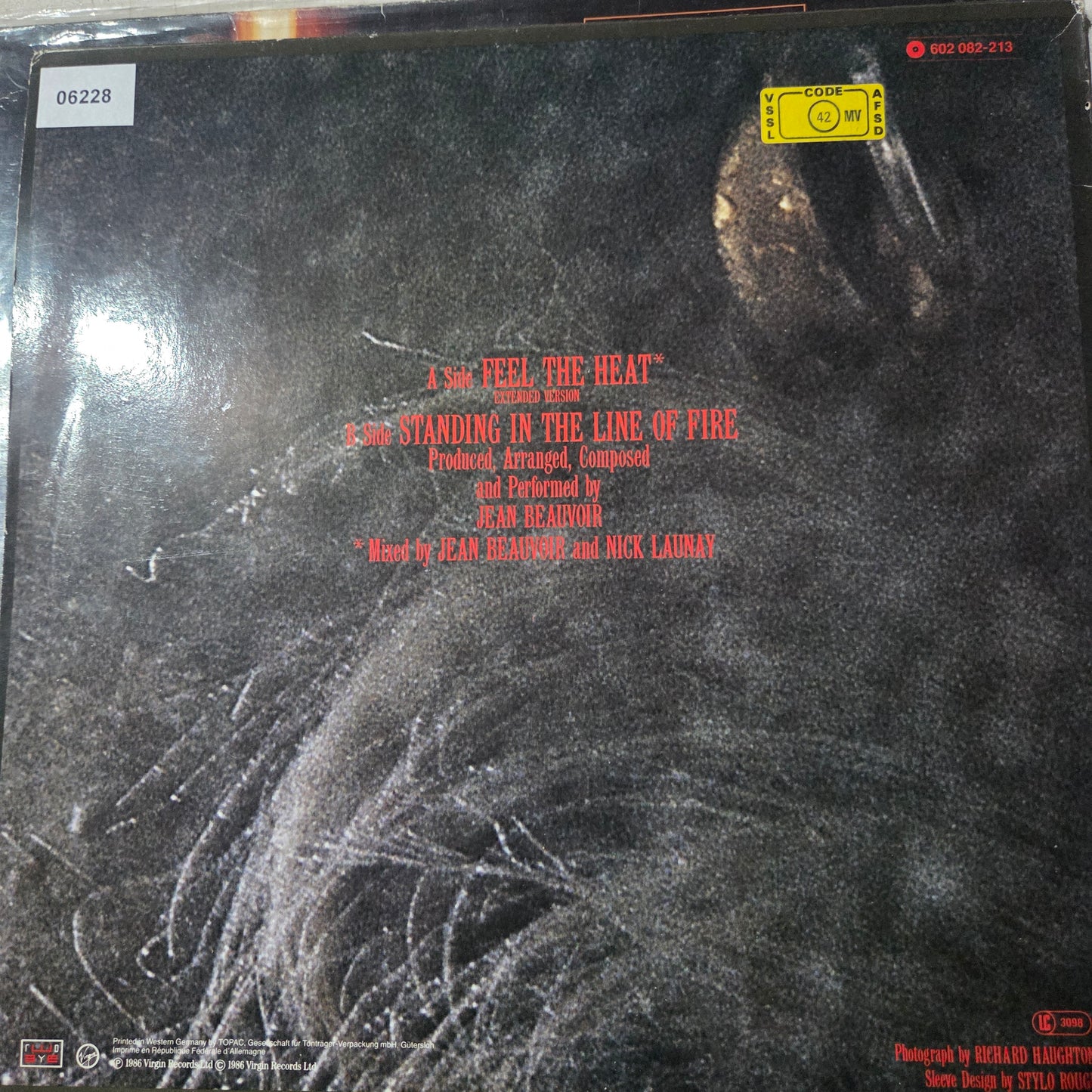 Jean Beauvoir Feel the Heat Maxi De Epoca VG+