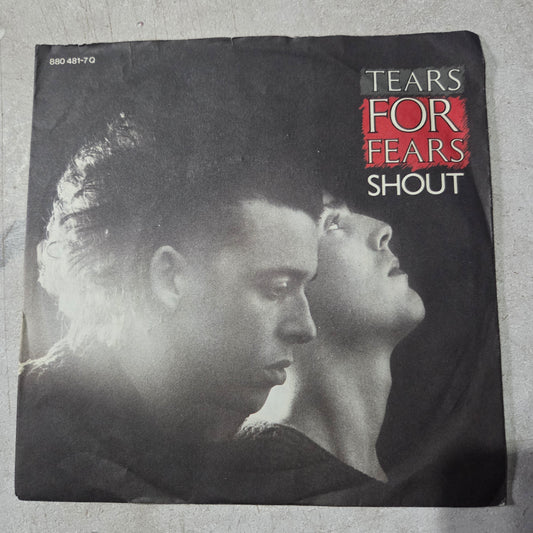 Tears for Fears Shout Simple 7" 2da. Mano VG+