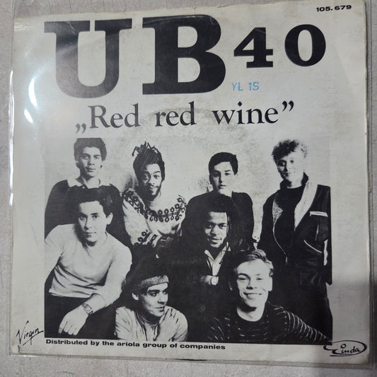 Ub40 Red Red Wine Simple 7" 2da. Mano VG+