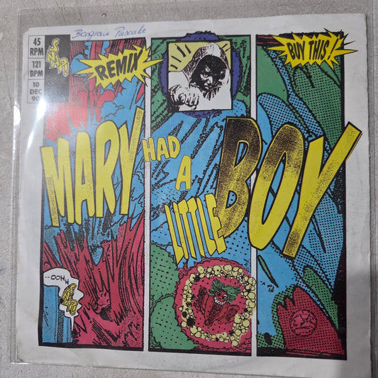 Snap Mary Had a Little Boy Simple 7" 2da. Mano VG+