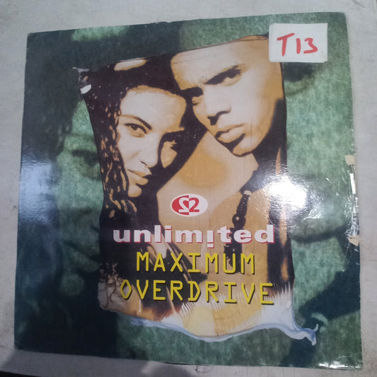 2 Unlimited Maximum Overdrive Maxi de Epoca VG+