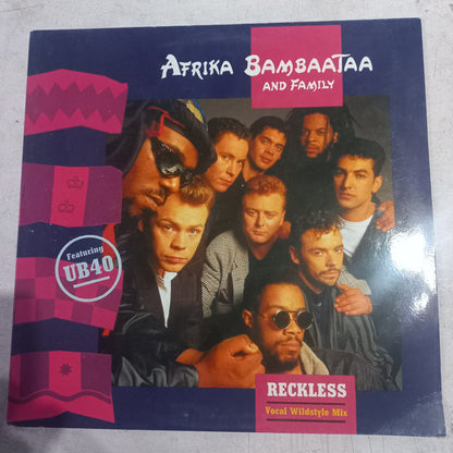 Afrika Bambaata Reckless Maxi de Epoca VG +