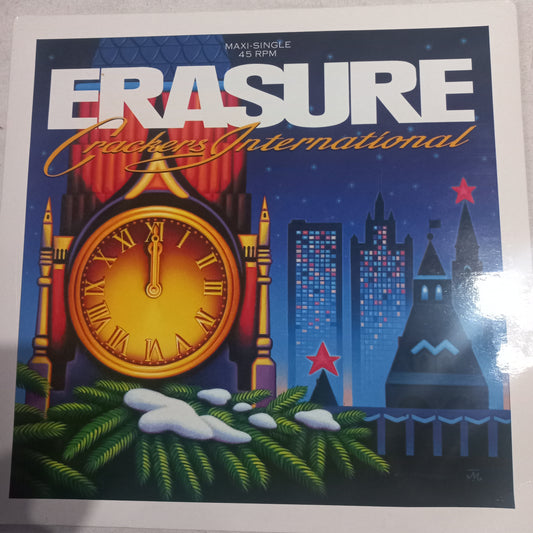 Erasure Crackers International Incluye Stop Maxi de Epoca VG +