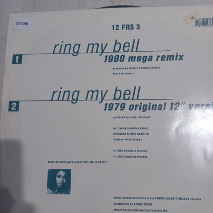 Anita Ward Ring My Bell Maxi de Epoca VG +