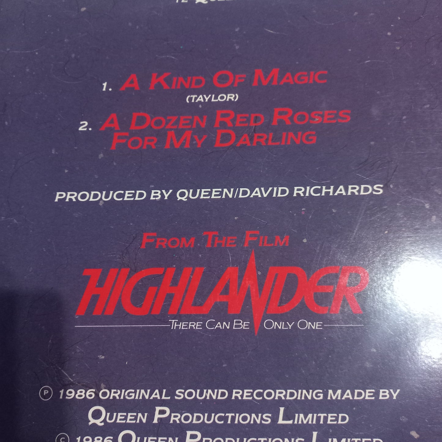 Queen A Kind of Magic Maxi de Epoca VG +