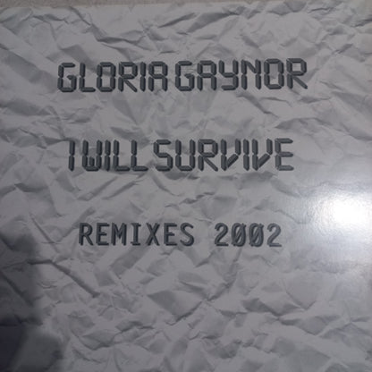 Gloria Gaynor I will Survive Remixes 2002 Maxi de Epoca VG +