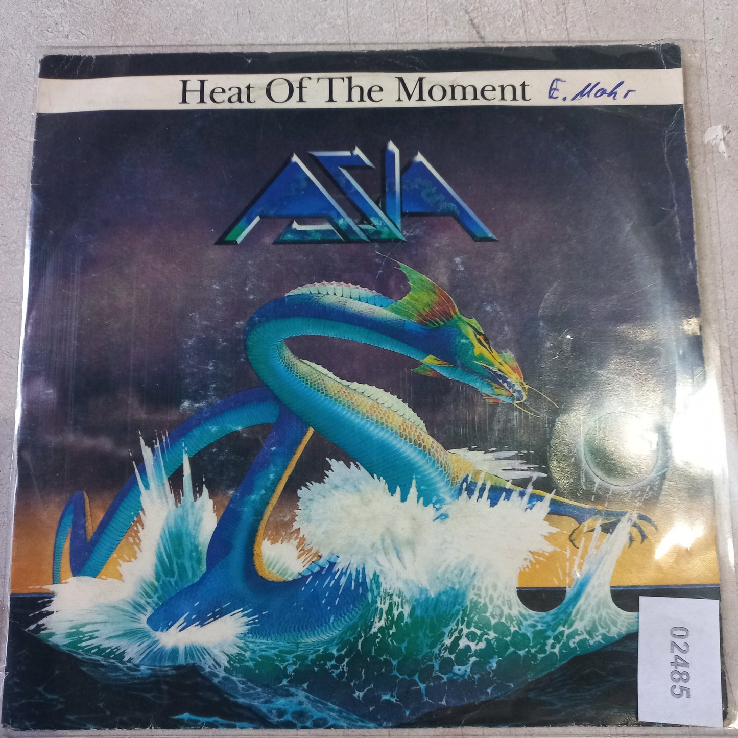 Asia Heat Of The Moment Simple 7" Vg+ De Epoca
