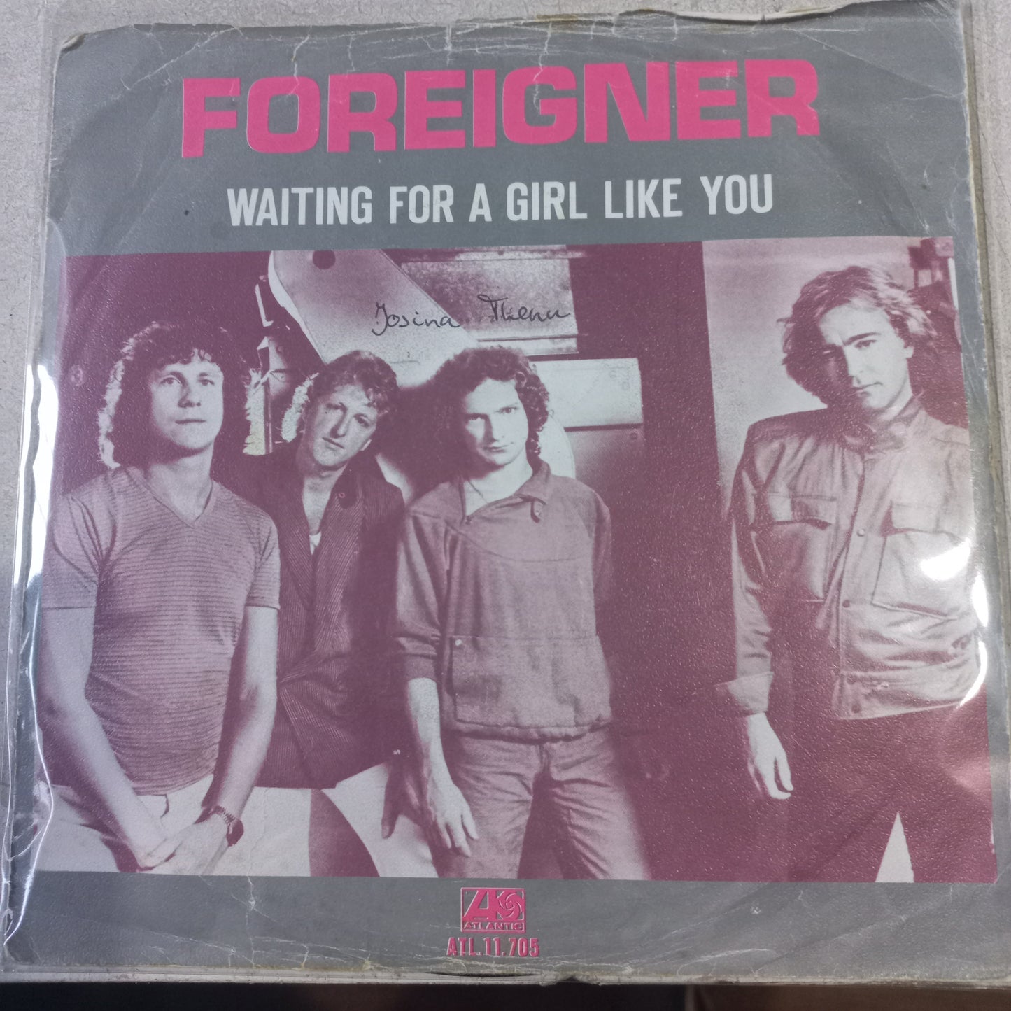 Foreigner Waiting For A Girl Simple 7" Vg+ De Epoca