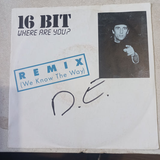 16 Bit Where Are You Simple 7" Vg+ De Epoca