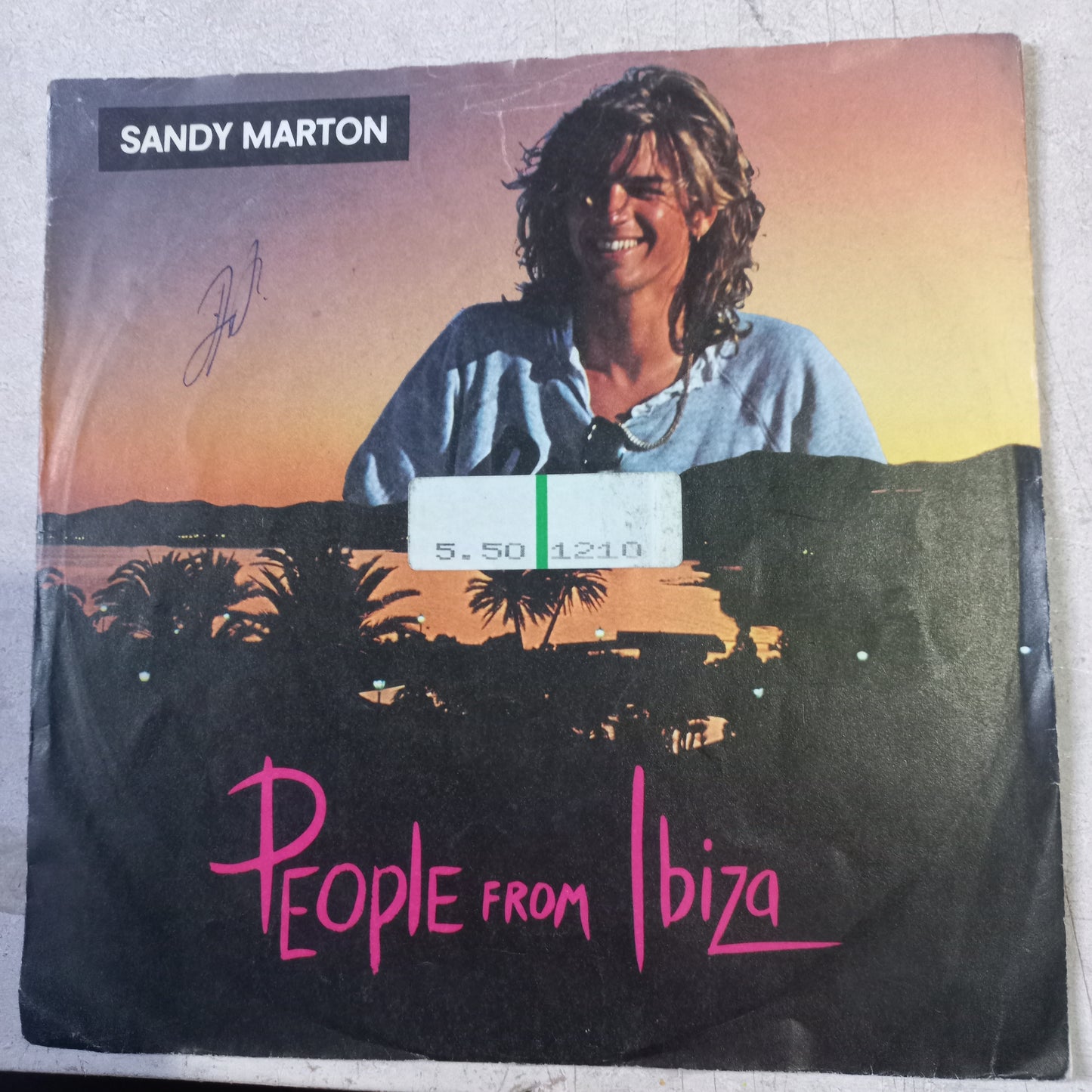 Sandy Marton People From Ibiza Simple 7" Vg+ De Epoca