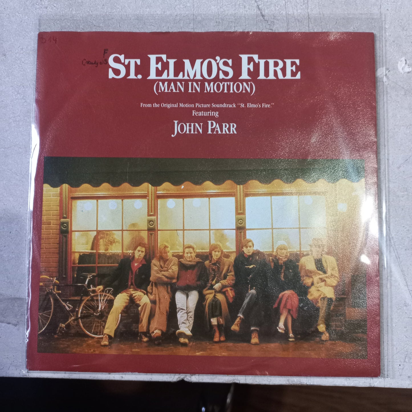 John Parr St Elmos Fire Simple 7" Vg+ De Epoca