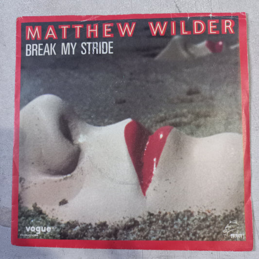 Matthwe Wilder Break My Stride Simple 7" Vg+ De Epoca