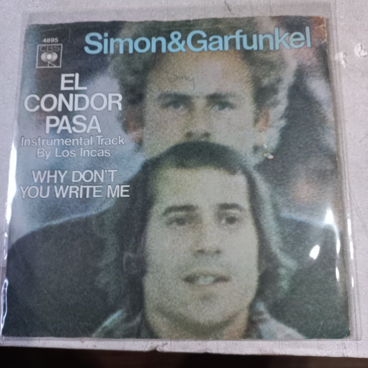 Simon And Garfunkel El Condor Pasa Simple 7" Vg+ De Epoca