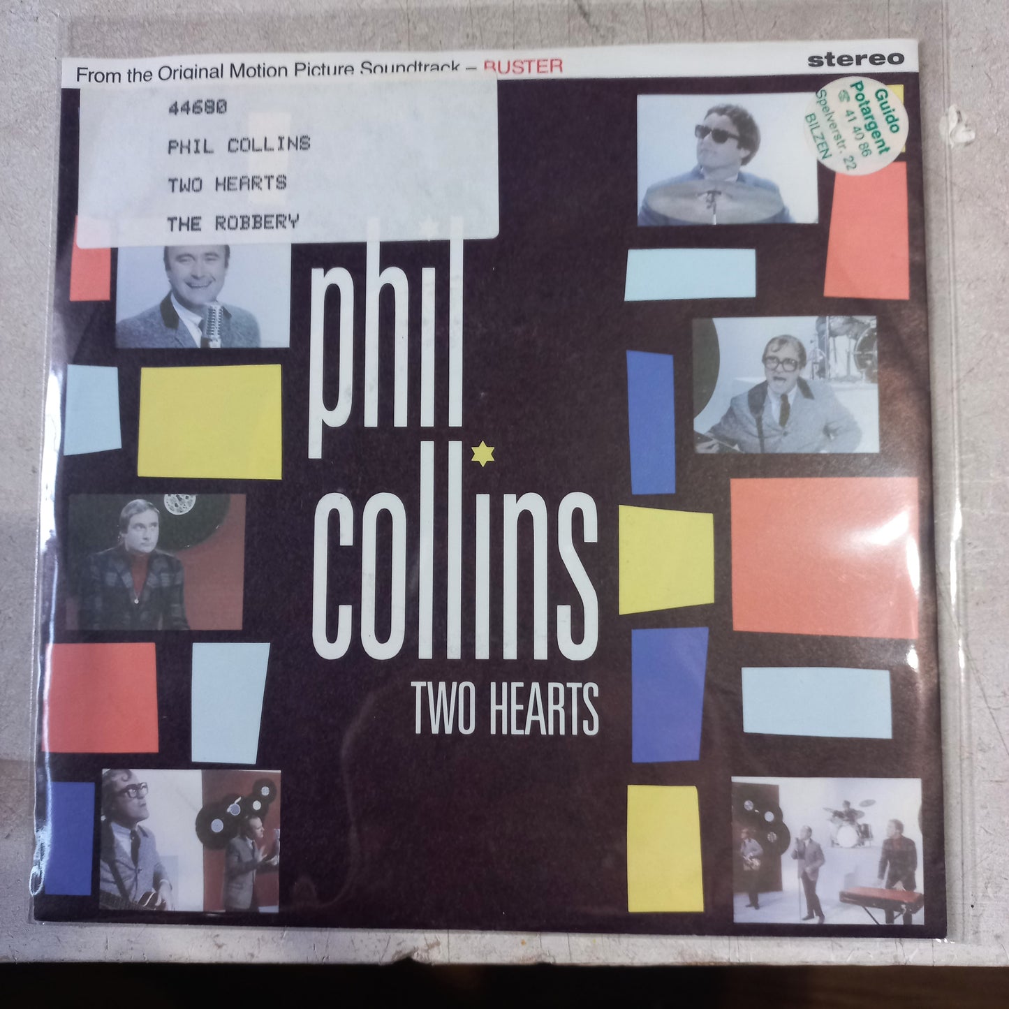 Phil Collins Two Hearts Simple 7" Vg+ De Epoca