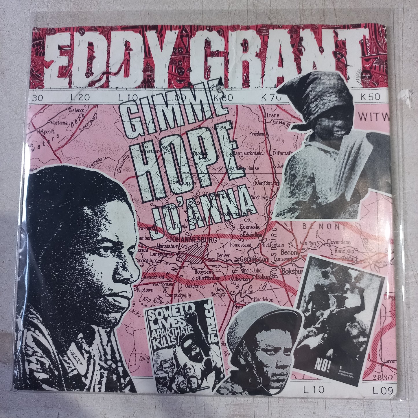 Eddy Grant Gimme Hope Joanna Simple 7" Vg+ De Epoca