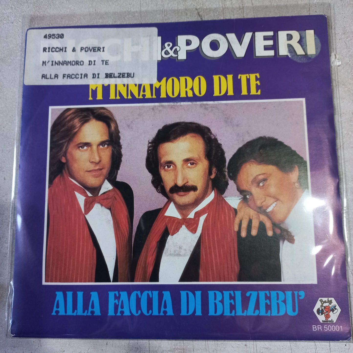 Richie E Povei Si Me Innamoro Di Te Simple 7" Vg+ De Epoca