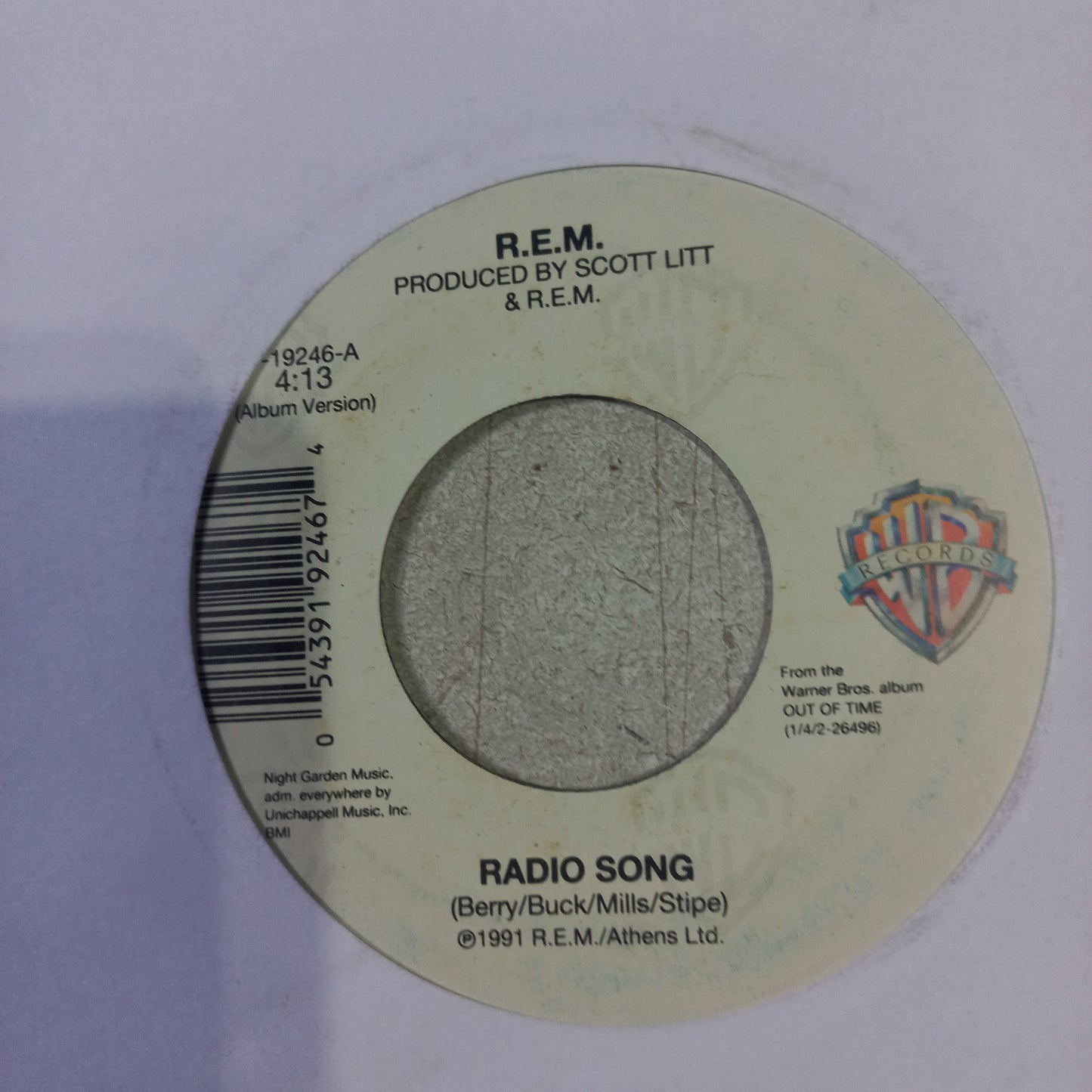 Rem Radio Song Simple 7" Vg+ De Epoca