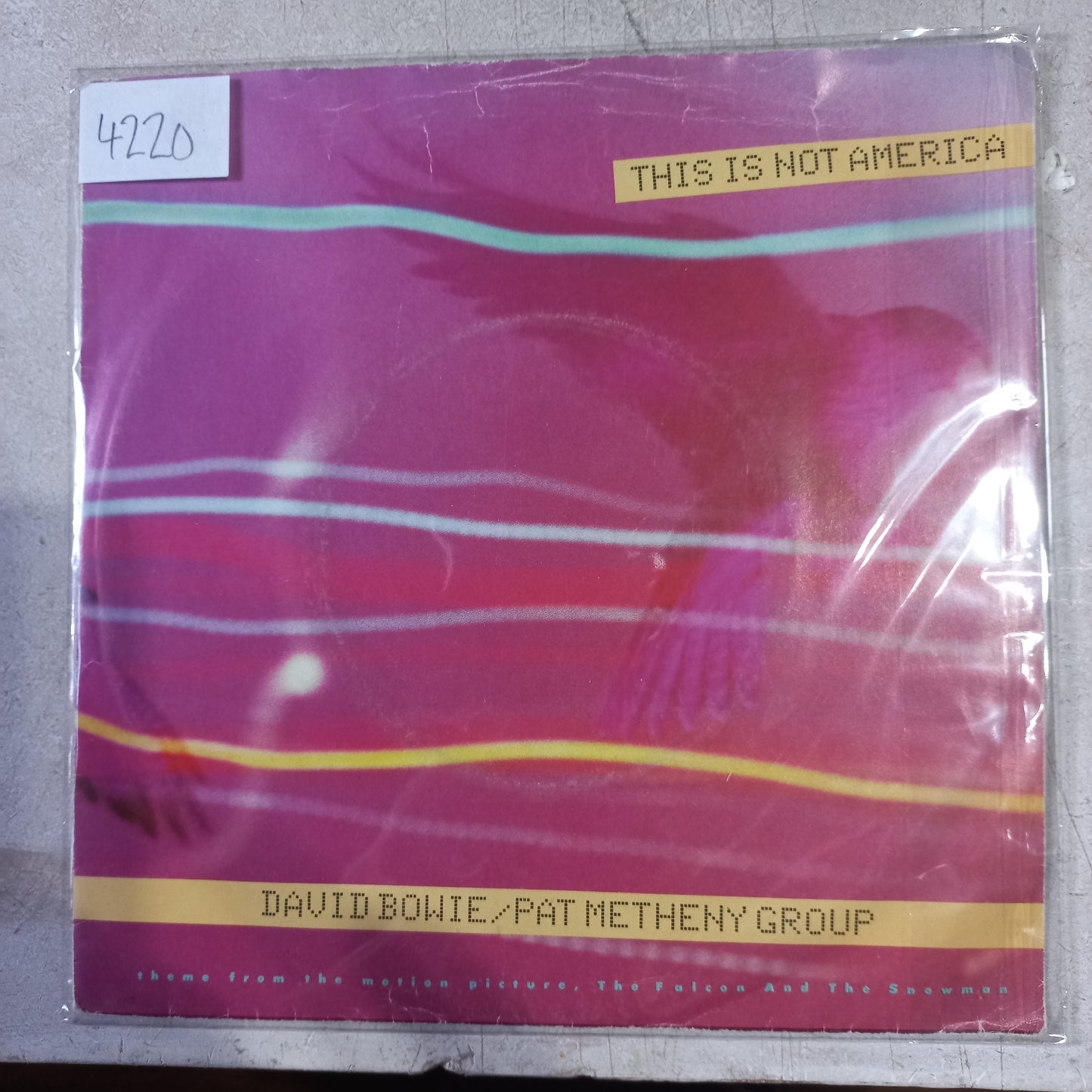 David Bowie This Is Not America Simple 7" Vg+ De Epoca