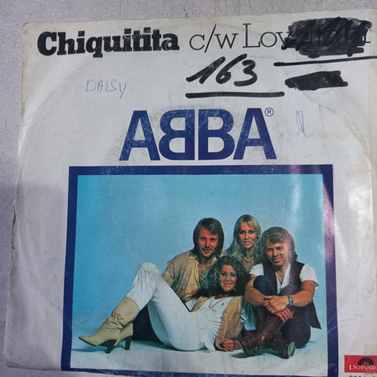 Abba Chiquitita Simple 7" Vg+ De Epoca