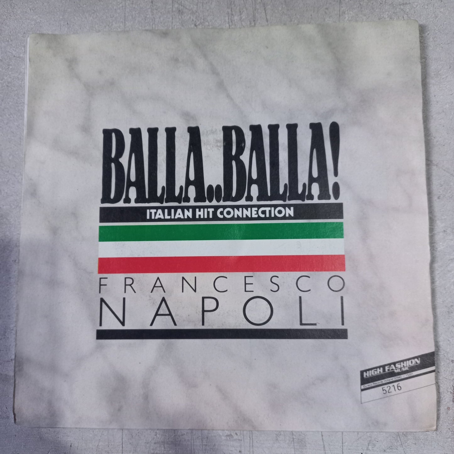 Francesco Napoli Balla Balla Simple 7" Vg+ De Epoca