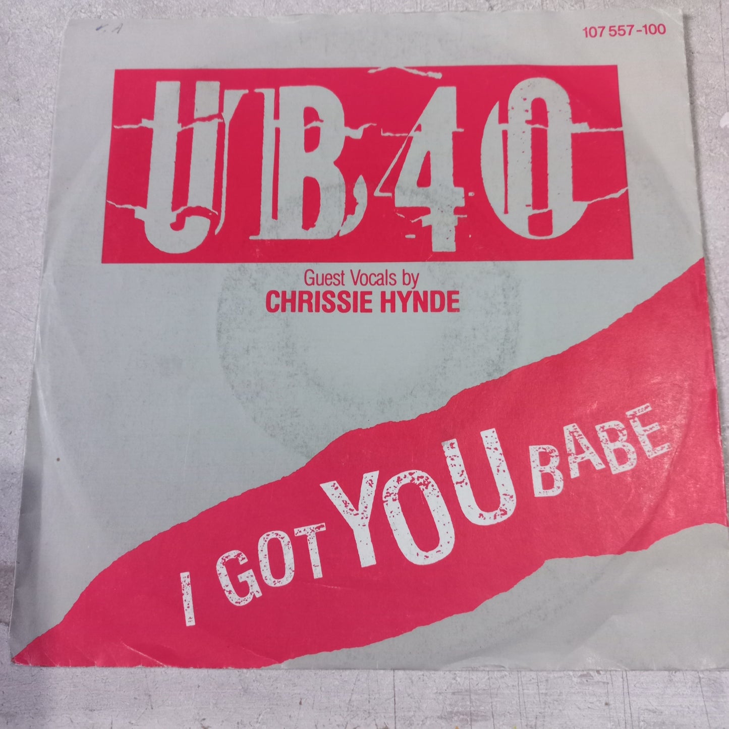 Ub40 I Got You Babe Simple 7" Vg+ De Epoca