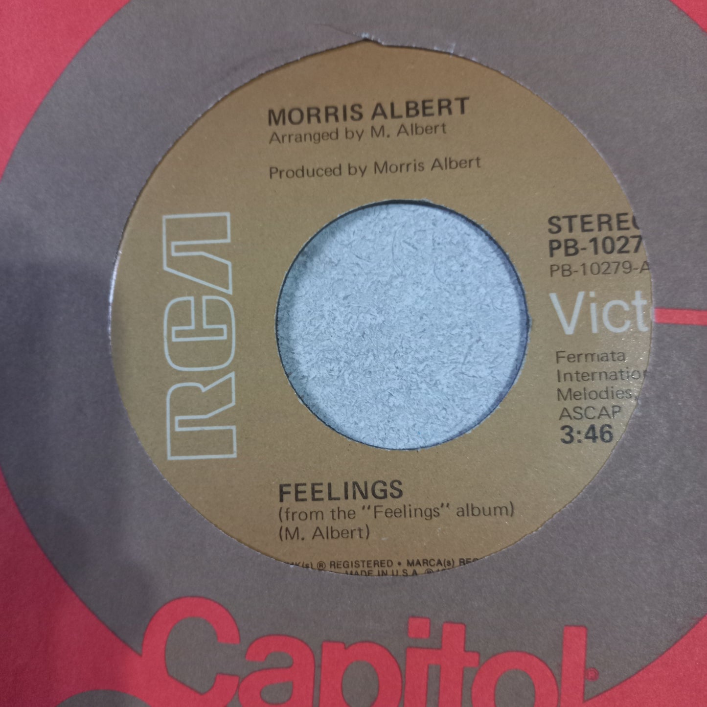 Morris Albert Feelings Simple 7" Vg+ De Epoca