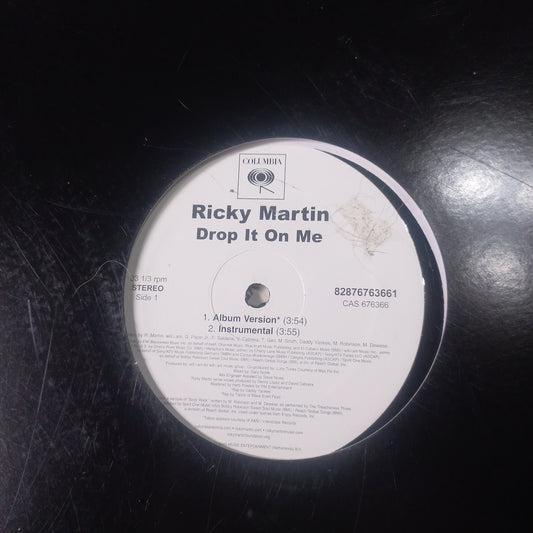 Ricky Martin Drop it on Me Maxi VG+