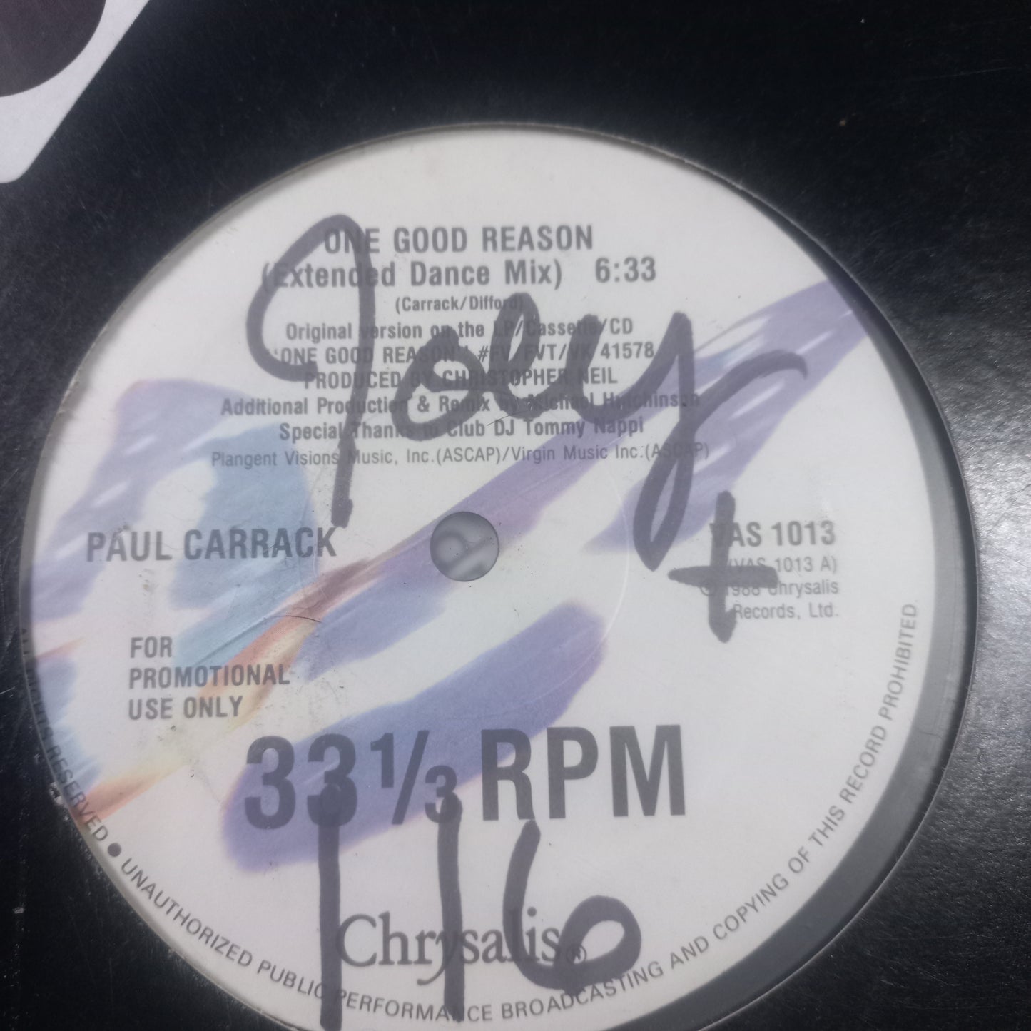 Paul Carrack One Good Reason Maxi VG+