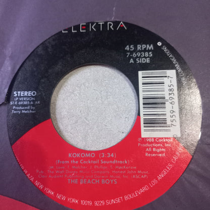 Little Richard Tutti Frutti / Beach Boys Kokomo Simple 7" Vg+ De Epoca