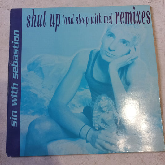 Sin With Sebastian Shut up and Sleep With me Maxi VG+De Epoca