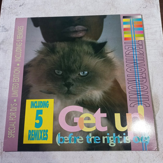 Technotronic Get Up Maxi VG+De Epoca