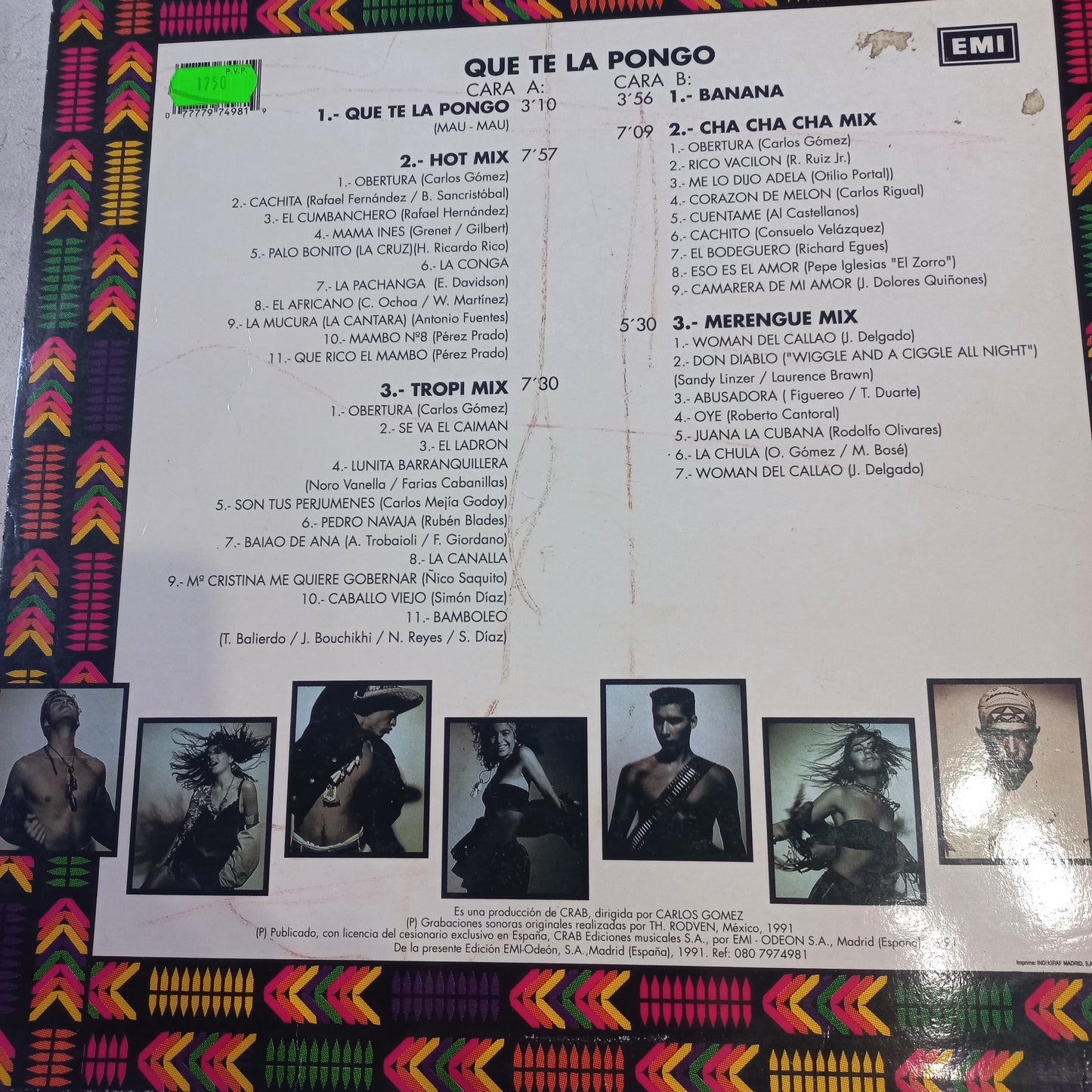Garibaldi Que te la Pongo / Banana Maxi VG+