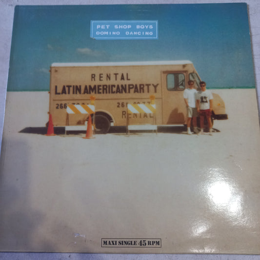 Pet Shop Boys Domino Dancing Maxi VG+De Epoca