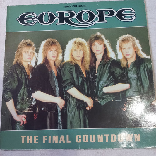 Europe The final countdown Maxi VG+De Epoca
